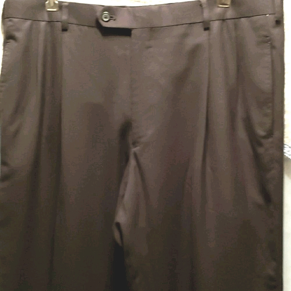 MEN'S MAZZONI BLACK PINSTRIPE DRESS PNTS SZ 37W